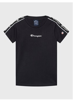 Champion T-Shirt 306116 Czarny Regular Fit ze sklepu MODIVO w kategorii T-shirty chłopięce - zdjęcie 168621961