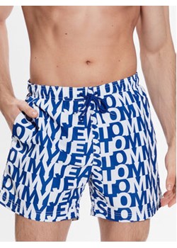 Tommy Jeans Szorty kąpielowe UM0UM02759 Niebieski Slim Fit ze sklepu MODIVO w kategorii Kąpielówki - zdjęcie 168622003