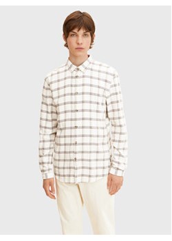 Tom Tailor Denim Koszula 1032378 Beżowy Slim Fit ze sklepu MODIVO w kategorii Koszule męskie - zdjęcie 168622114