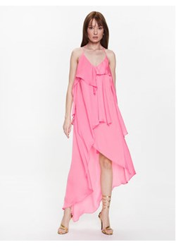 Pinko Sukienka koktajlowa 100710 A0NP Różowy Regular Fit ze sklepu MODIVO w kategorii Sukienki - zdjęcie 168622464