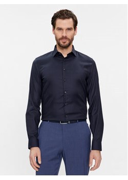 Calvin Klein Koszula K10K112100 Granatowy Slim Fit ze sklepu MODIVO w kategorii Koszule męskie - zdjęcie 168622774