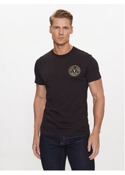 Versace Jeans Couture T-Shirt 75GAHT06 Czarny Regular Fit ze sklepu MODIVO w kategorii T-shirty męskie - zdjęcie 168622993
