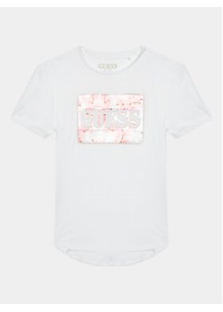 Guess T-Shirt J4RI32 KAPO0 Biały Regular Fit ze sklepu MODIVO w kategorii Bluzki damskie - zdjęcie 168623631