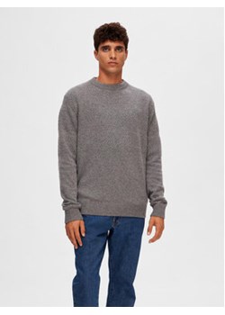 Selected Homme Sweter 16090155 Szary Regular Fit ze sklepu MODIVO w kategorii Swetry męskie - zdjęcie 168624002