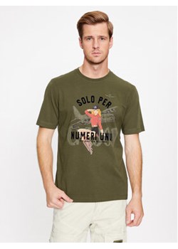 Aeronautica Militare T-Shirt 232TS2131J584 Zielony Comfort Fit ze sklepu MODIVO w kategorii T-shirty męskie - zdjęcie 168624044