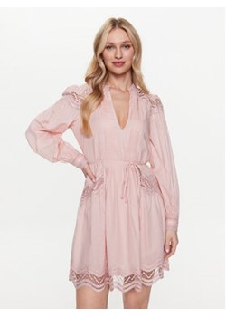 TWINSET Sukienka codzienna 231TT2291 Różowy Regular Fit ze sklepu MODIVO w kategorii Sukienki - zdjęcie 168624291