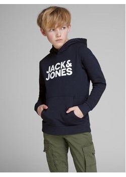 Jack&Jones Junior Bluza 12152841 Granatowy Regular Fit ze sklepu MODIVO w kategorii Bluzy chłopięce - zdjęcie 168624431