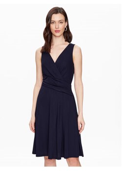 Lauren Ralph Lauren Sukienka koktajlowa 250865006002 Granatowy Regular Fit ze sklepu MODIVO w kategorii Sukienki - zdjęcie 168624661
