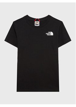The North Face T-Shirt Simple Dome NF0A82EA Czarny Regular Fit ze sklepu MODIVO w kategorii T-shirty chłopięce - zdjęcie 168624742