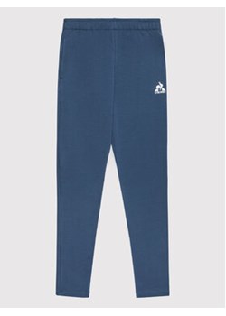 Le Coq Sportif Spodnie dresowe 2210433 Granatowy Slim Fit ze sklepu MODIVO w kategorii Spodnie chłopięce - zdjęcie 168624810