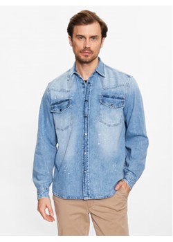 Boss Koszula jeansowa Lebop 50495881 Niebieski Relaxed Fit ze sklepu MODIVO w kategorii Koszule męskie - zdjęcie 168625333