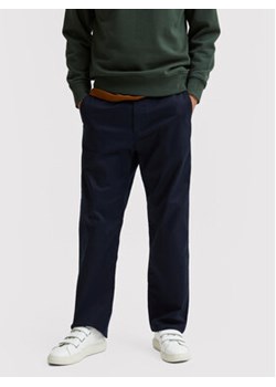 Selected Homme Chinosy Salford 16080159 Granatowy Loose Fit ze sklepu MODIVO w kategorii Spodnie męskie - zdjęcie 168625353