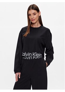 Calvin Klein Performance Bluza 00GWS3W303 Czarny Boxy Fit ze sklepu MODIVO w kategorii Bluzy damskie - zdjęcie 168625372
