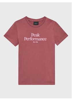 Peak Performance T-Shirt Jr Original G77697250 Różowy Regular Fit ze sklepu MODIVO w kategorii T-shirty chłopięce - zdjęcie 168625514