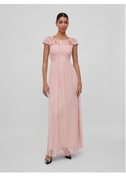 Vila Sukienka wieczorowa Urlicana 14083830 Różowy Regular Fit ze sklepu MODIVO w kategorii Sukienki - zdjęcie 168626152