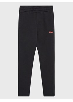 Fila Spodnie dresowe Bremerhaven FAT0124 Czarny Regular Fit ze sklepu MODIVO w kategorii Spodnie dziewczęce - zdjęcie 168626371