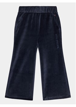 Tommy Hilfiger Spodnie dresowe KG0KG07409 D Granatowy Wide Leg ze sklepu MODIVO w kategorii Spodnie dziewczęce - zdjęcie 168627002