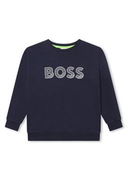 Boss Bluza J25O41 S Granatowy Regular Fit ze sklepu MODIVO w kategorii Bluzy chłopięce - zdjęcie 168627153