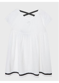 United Colors Of Benetton Sukienka letnia 4O9TCV013 Biały Regular Fit ze sklepu MODIVO w kategorii Sukienki dziewczęce - zdjęcie 168627631