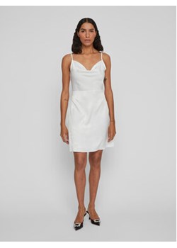 Vila Sukienka koktajlowa Atlanta 14083846 Biały Regular Fit ze sklepu MODIVO w kategorii Sukienki - zdjęcie 168628032