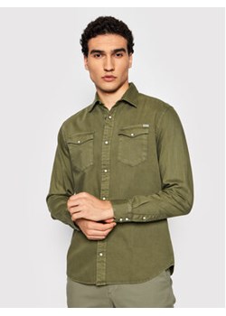 Jack&Jones Koszula Sheridan 12138115 Zielony Slim Fit ze sklepu MODIVO w kategorii Koszule męskie - zdjęcie 168628794