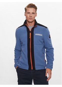 Napapijri Polar NP0A4HDR Niebieski Regular Fit ze sklepu MODIVO w kategorii Bluzy męskie - zdjęcie 168628844