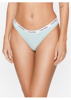 Calvin Klein Underwear Stringi 0000D1617E Zielony ze sklepu MODIVO w kategorii Majtki damskie - zdjęcie 168629081