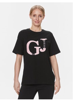 Guess T-Shirt V4RI08 K8FQ4 Czarny Regular Fit ze sklepu MODIVO w kategorii Bluzki damskie - zdjęcie 168629082