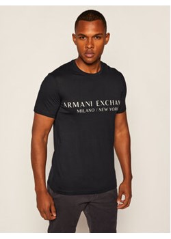 Armani Exchange T-Shirt 8NZT72 Z8H4Z 1510 Granatowy Slim Fit ze sklepu MODIVO w kategorii T-shirty męskie - zdjęcie 168629470