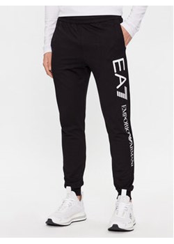 EA7 Emporio Armani Spodnie dresowe 8NPPC3 PJ05Z 0203 Czarny Slim Fit ze sklepu MODIVO w kategorii Spodnie męskie - zdjęcie 168629510
