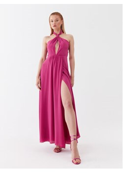 Patrizia Pepe Sukienka wieczorowa 2A2522/A156-M447 Różowy Regular Fit ze sklepu MODIVO w kategorii Sukienki - zdjęcie 168629572
