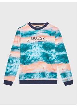 Guess Bluza L3GQ01 KA6R3 Kolorowy Regular Fit ze sklepu MODIVO w kategorii Bluzy chłopięce - zdjęcie 168630013