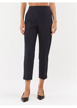 Maryley Spodnie materiałowe 23IB616/41MO Granatowy Regular Fit ze sklepu MODIVO w kategorii Spodnie damskie - zdjęcie 168630181