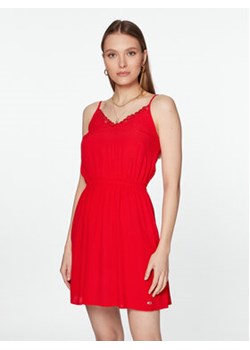Tommy Jeans Sukienka codzienna DW0DW15174 Czerwony Regular Fit ze sklepu MODIVO w kategorii Sukienki - zdjęcie 168630214