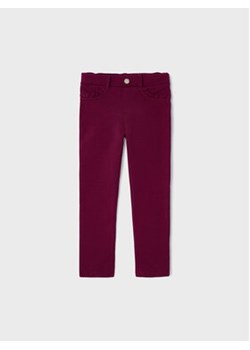 Mayoral Spodnie materiałowe 511 Fioletowy Regular Fit ze sklepu MODIVO w kategorii Spodnie dziewczęce - zdjęcie 168630521