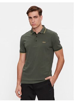 Boss Polo Paddy 50469055 Zielony Regular Fit ze sklepu MODIVO w kategorii T-shirty męskie - zdjęcie 168630540