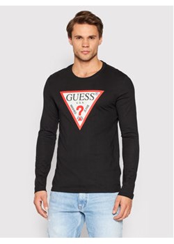 Guess Longsleeve M2YI31 I3Z11 Czarny Slim Fit ze sklepu MODIVO w kategorii T-shirty męskie - zdjęcie 168630600