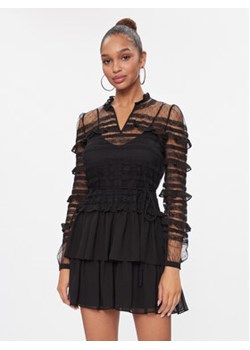 TWINSET Sukienka koktajlowa 241TP2040 Czarny Regular Fit ze sklepu MODIVO w kategorii Sukienki - zdjęcie 168630693