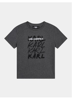 Karl Lagerfeld Kids T-Shirt Z25424 S Szary Regular Fit ze sklepu MODIVO w kategorii T-shirty chłopięce - zdjęcie 168630730