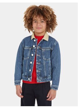 Tommy Hilfiger Kurtka jeansowa KB0KB08624 Niebieski Relaxed Fit ze sklepu MODIVO w kategorii Kurtki chłopięce - zdjęcie 168630922