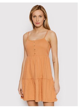 Roxy Sukienka letnia Beach Hangs ARJKD03229 Pomarańczowy Regular Fit ze sklepu MODIVO w kategorii Sukienki - zdjęcie 168631122