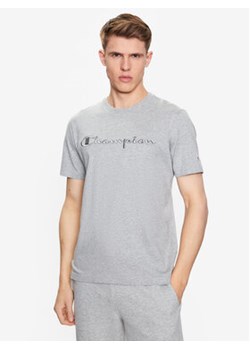 Champion T-Shirt 218490 Szary Regular Fit ze sklepu MODIVO w kategorii T-shirty męskie - zdjęcie 168631141