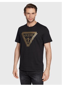 Guess T-Shirt M3RI68 KBDK0 Czarny Slim Fit ze sklepu MODIVO w kategorii T-shirty męskie - zdjęcie 168631540