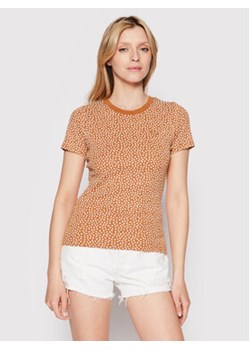 Levi's® T-Shirt Rib Baby 37697-0043 Pomarańczowy Slim Fit ze sklepu MODIVO w kategorii Bluzki damskie - zdjęcie 168631980
