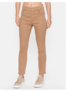 Marella Spodnie materiałowe Peseta 2331310635 Beżowy Slim Fit ze sklepu MODIVO w kategorii Spodnie damskie - zdjęcie 168631982