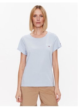 Tommy Hilfiger T-Shirt UW0UW04525 Niebieski Relaxed Fit ze sklepu MODIVO w kategorii Bluzki damskie - zdjęcie 168632001