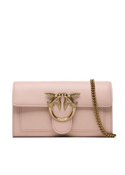 Pinko Torebka Love One Wallet C PE 23 PLTT 100062 A0F1 Różowy ze sklepu MODIVO w kategorii Kopertówki - zdjęcie 168632071