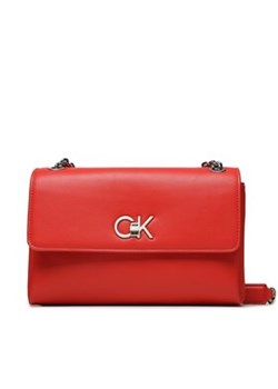 Calvin Klein Torebka Re-Lock Ew Conv Crossbody K60K610749 Czerwony ze sklepu MODIVO w kategorii Listonoszki - zdjęcie 168632111