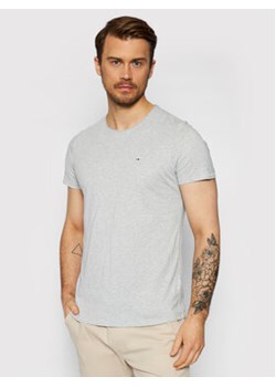 Tommy Jeans T-Shirt Jaspe DM0DM09586 Szary Slim Fit ze sklepu MODIVO w kategorii T-shirty męskie - zdjęcie 168632452