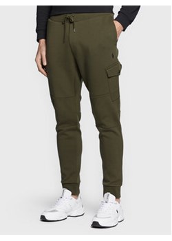 Polo Ralph Lauren Spodnie dresowe 710881522001 Zielony Regular Fit ze sklepu MODIVO w kategorii Spodnie męskie - zdjęcie 168632493
